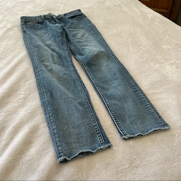 IRO Coy Distressed Low Rise Straight Fit Jeans - Picture 7 of 9